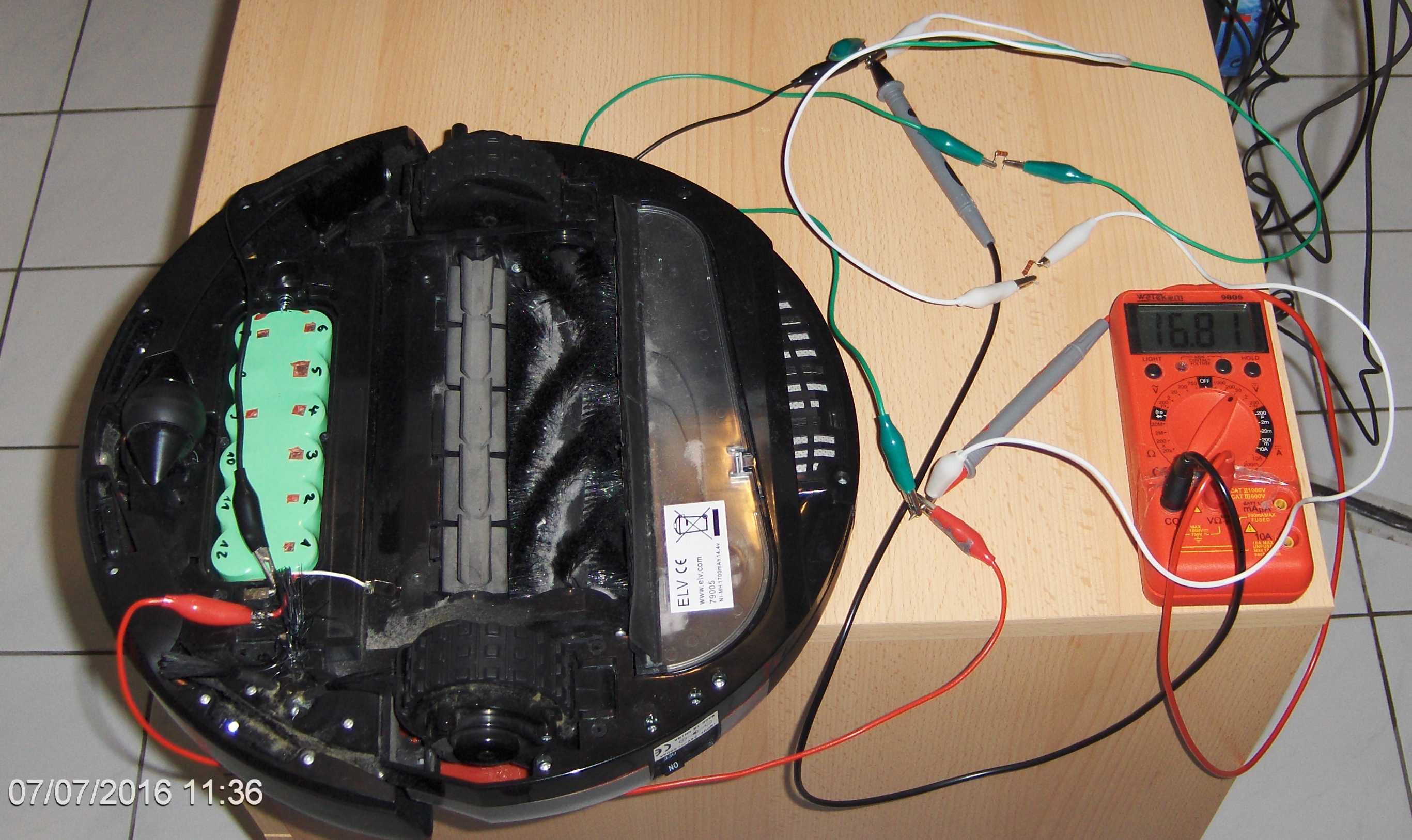 Aufbau der Entladeschaltung